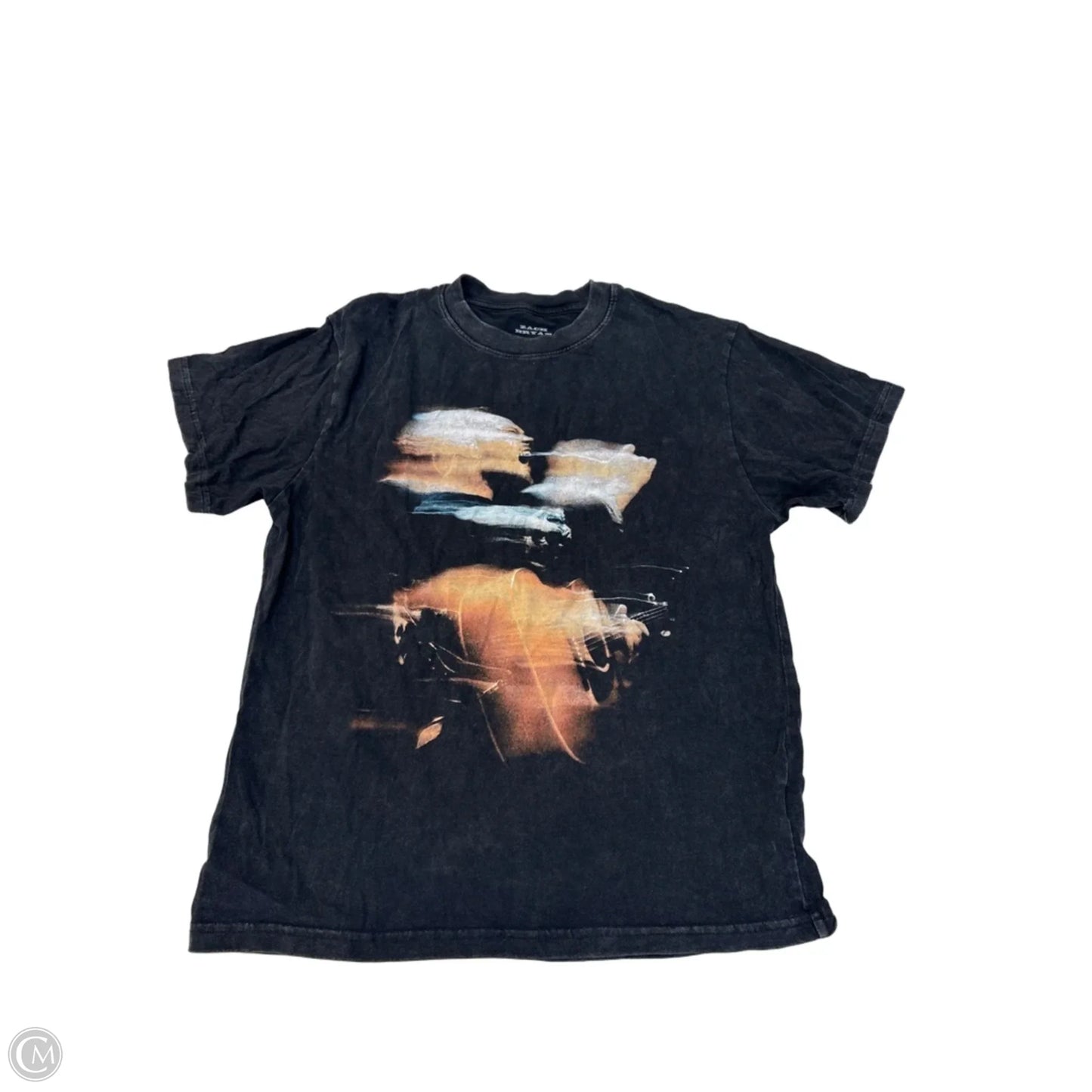 Top Short Sleeve By Clothes Mentor In Black, Size: S