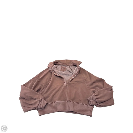 Sweatshirt Collar By Aerie In Brown, Size: Xxs