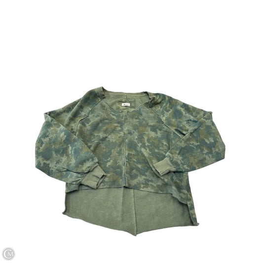 Sweatshirt Crewneck By Pilcro In Green, Size: Xs