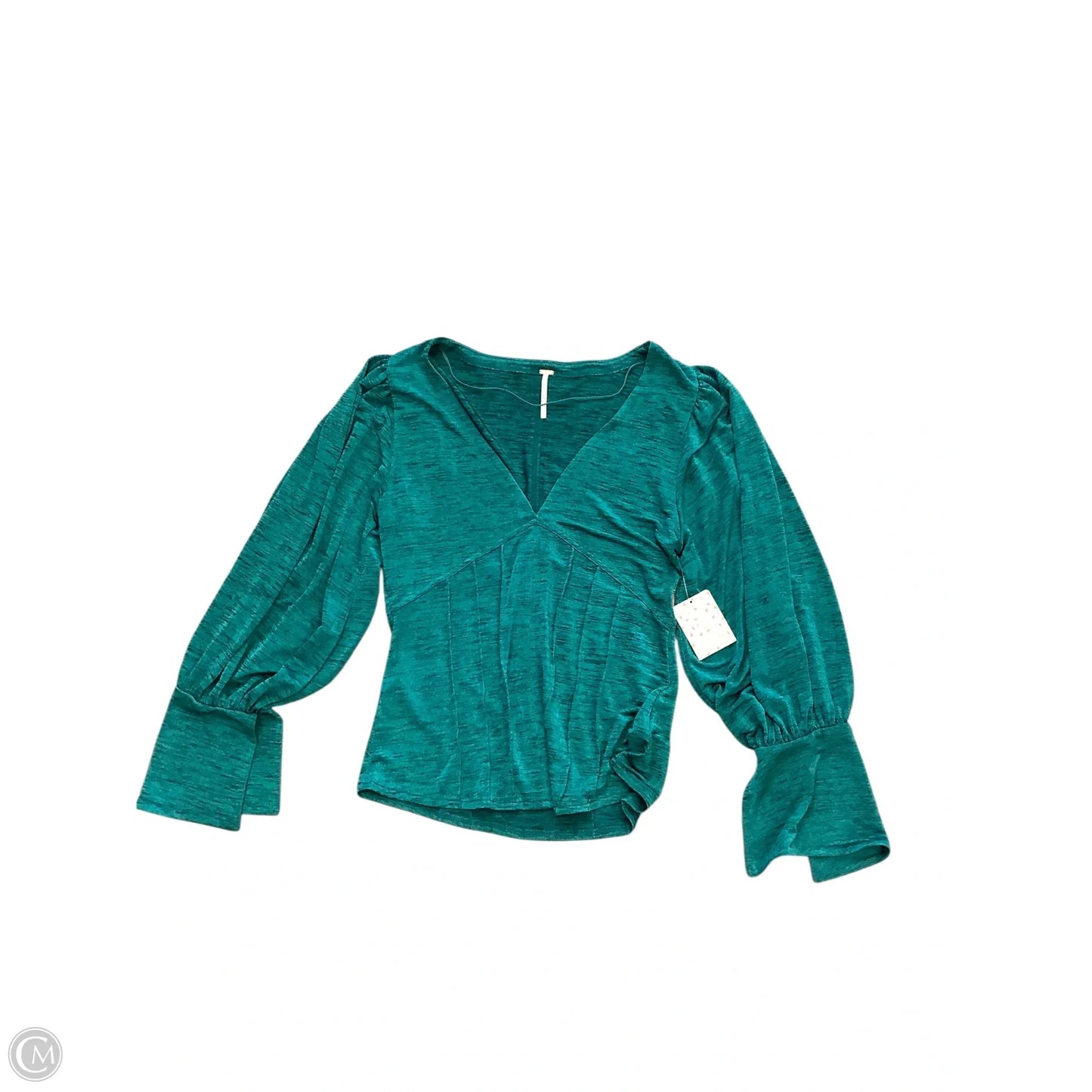 Top Long Sleeve By Free People In Green, Size: L