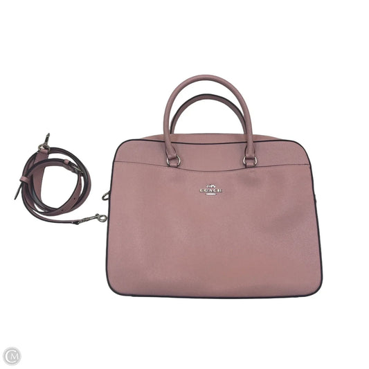 Laptop Bag Designer By Coach, Size: Large