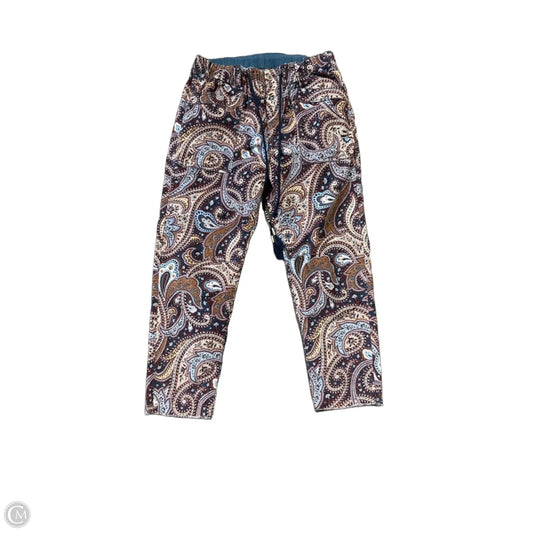Pants Corduroy By Free People In Blue & Brown, Size: Xs