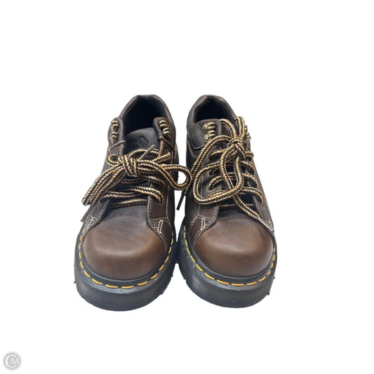 Boots Leather By Dr Martens In Brown, Size: 6