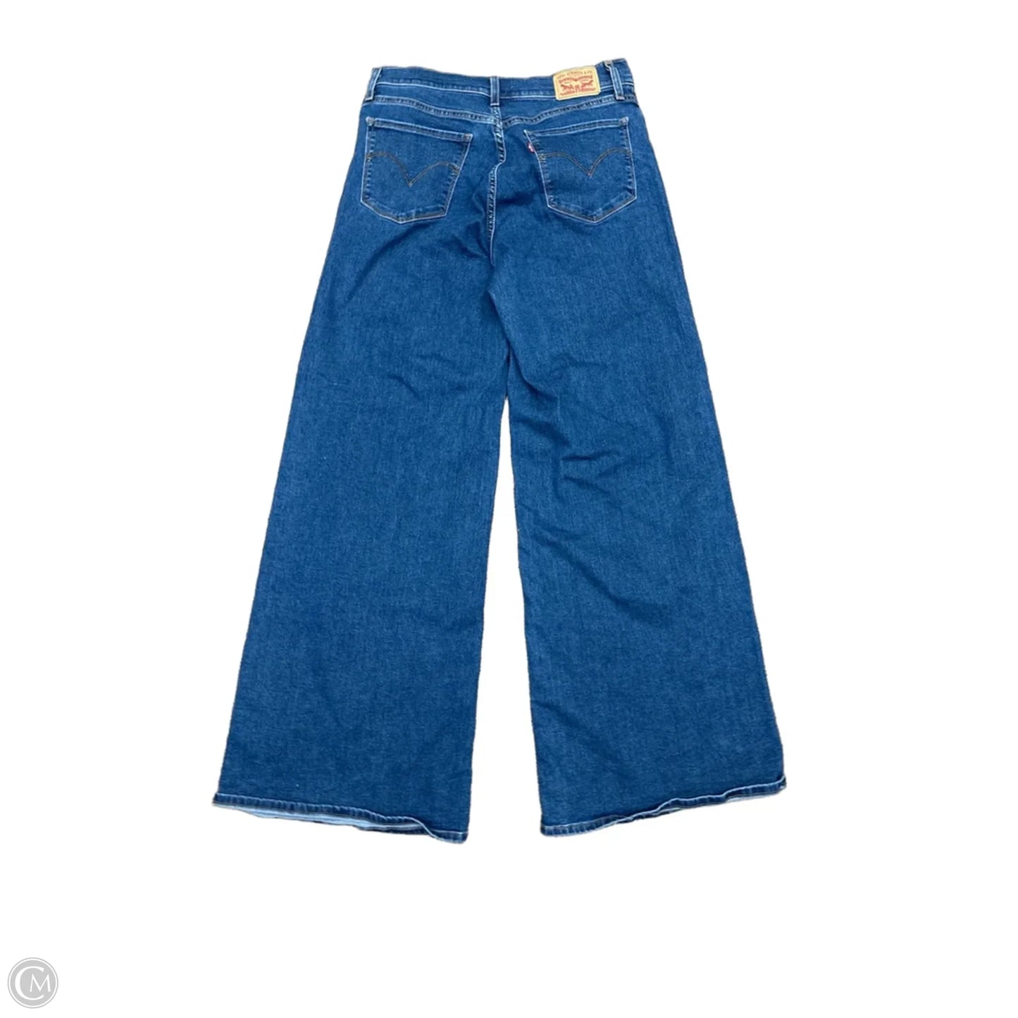 Jeans Wide Leg By Levis In Blue, Size: 8