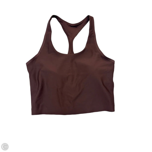 Athletic Bra By Alo In Brown, Size: M