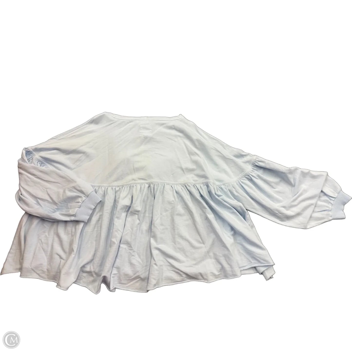 Top Long Sleeve By Aerie In Blue, Size: L