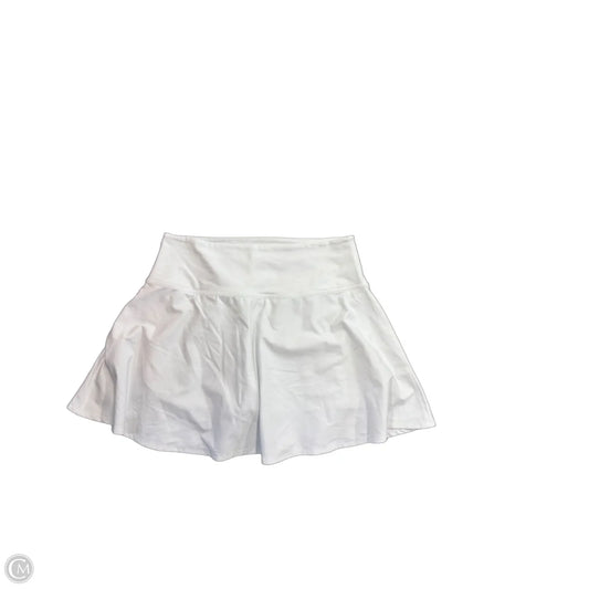 Athletic Skirt By Beyond Yoga In White, Size: Xl