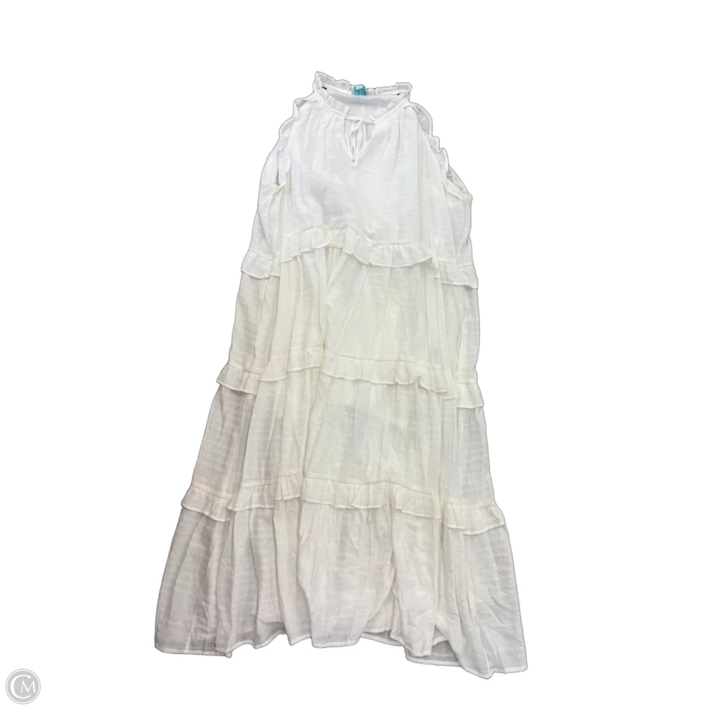 Dress Casual Maxi By Clothes Mentor In White, Size: L