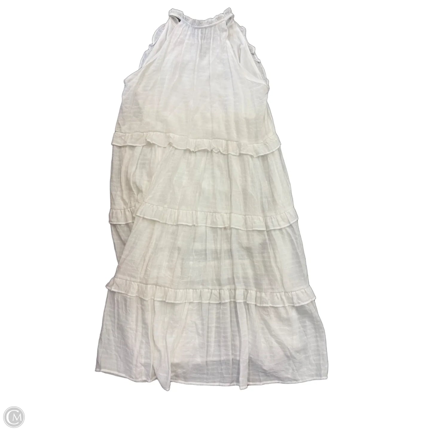 Dress Casual Maxi By Clothes Mentor In White, Size: L