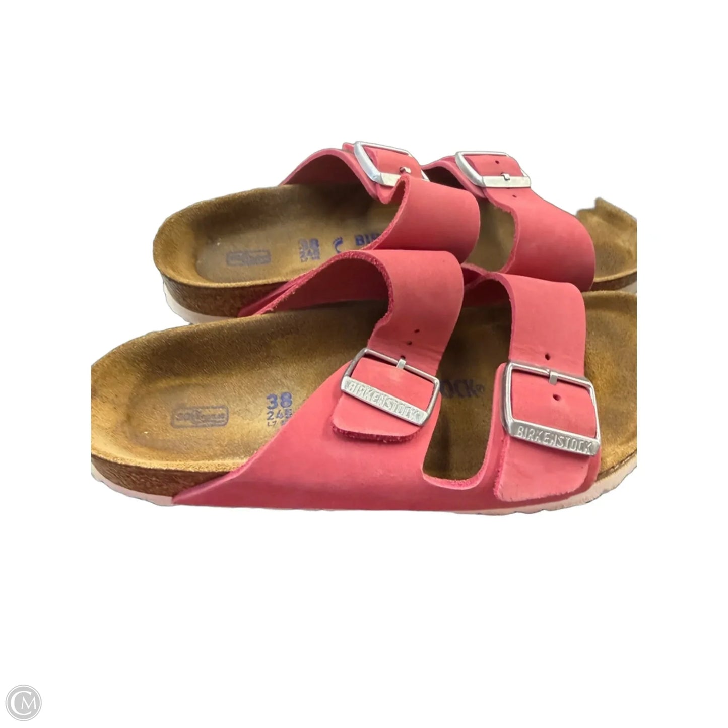 Sandals Heels Platform By Birkenstock In Pink, Size: 7