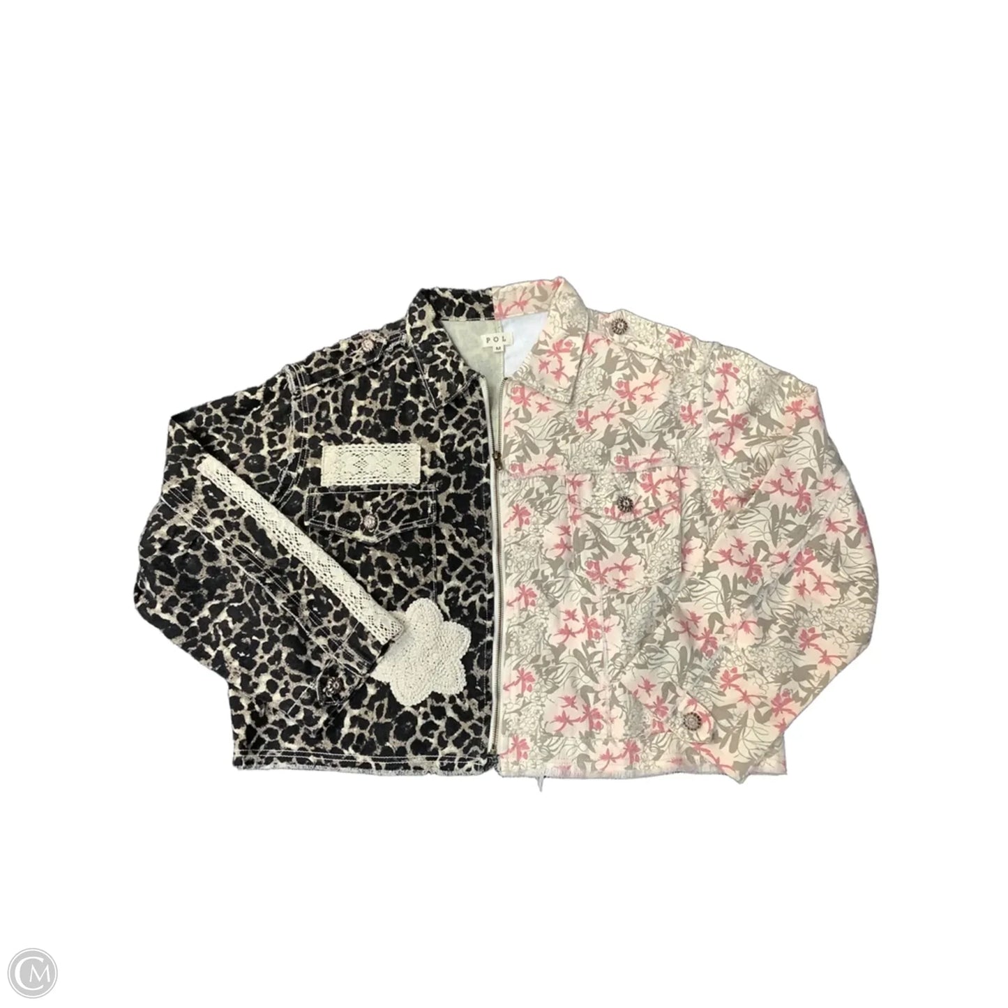 Jacket Other By Pol In Animal Print, Size: M