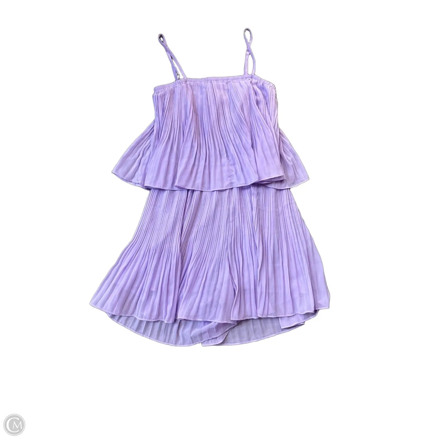 Romper Dress Party Midi By Exlura In Purple, Size: S