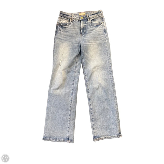 Jeans Wide Leg By Kut In Blue, Size: 0