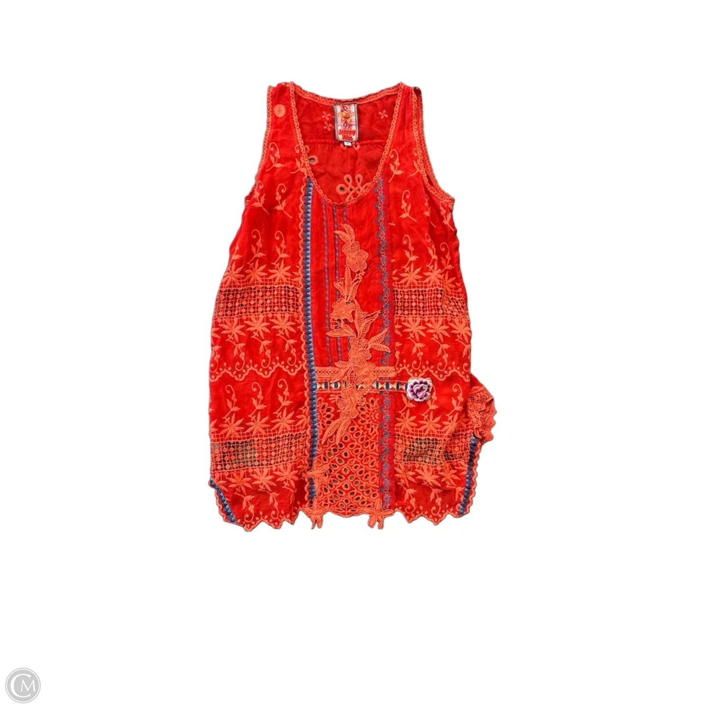Tank Top By Johnny Was In Red, Size: Xs