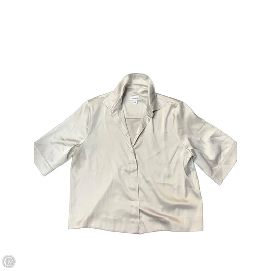 Top Short Sleeve By Evereve In Grey, Size: S