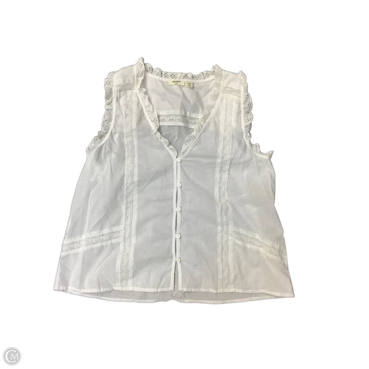 Top Short Sleeve By Dylan In White, Size: S