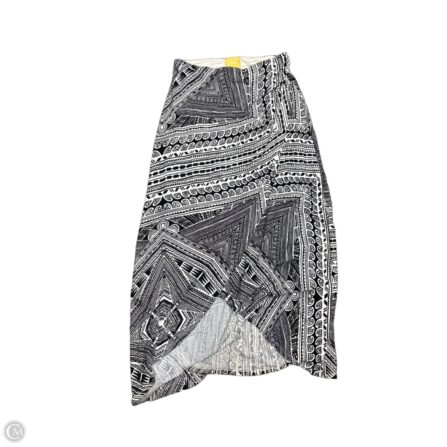 Skirt Maxi By Maeve In Black & White, Size: Xs