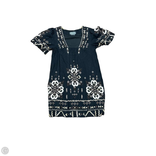 Dress Casual Short By Anthropologie In Black & Brown, Size: Xs