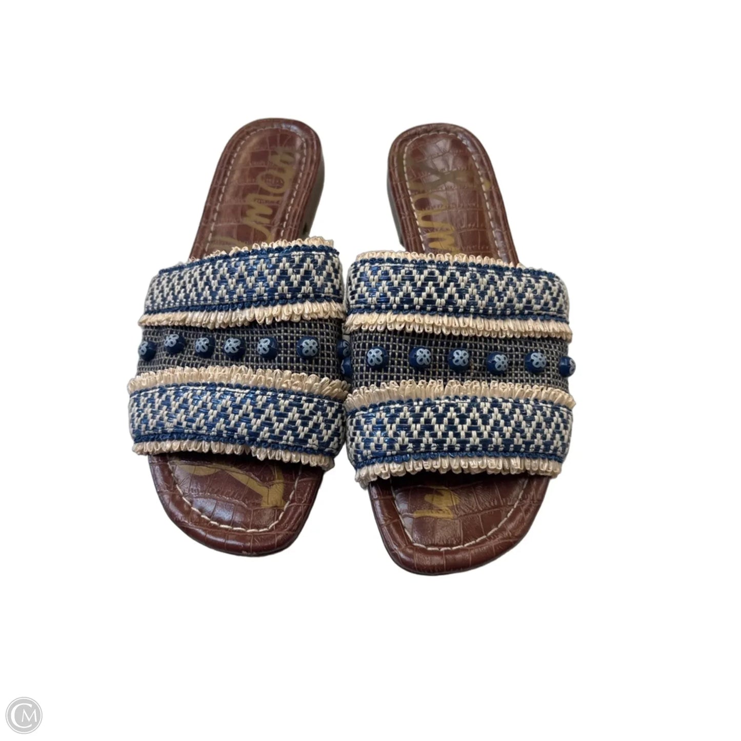 Sandals Flats By Sam Edelman In Blue, Size: 7
