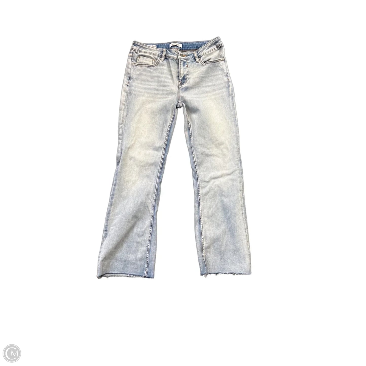 Jeans Cropped By Vigoss In Blue Denim, Size: 8