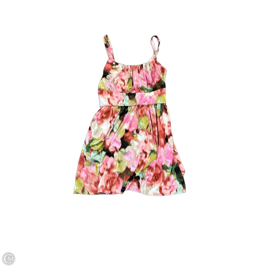 Dress Casual Short By Nine Britton In Floral Print, Size: L