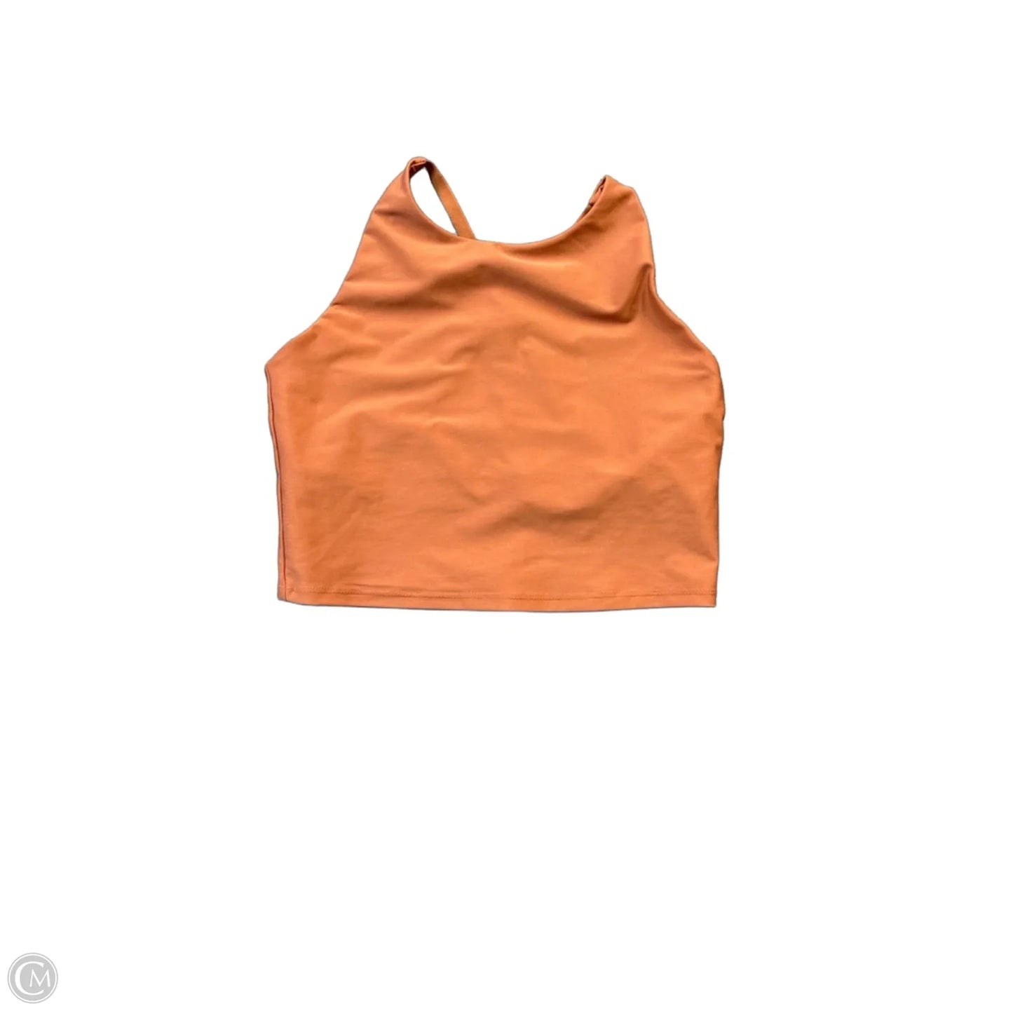 Athletic Bra By Calvin Klein In Orange, Size: M