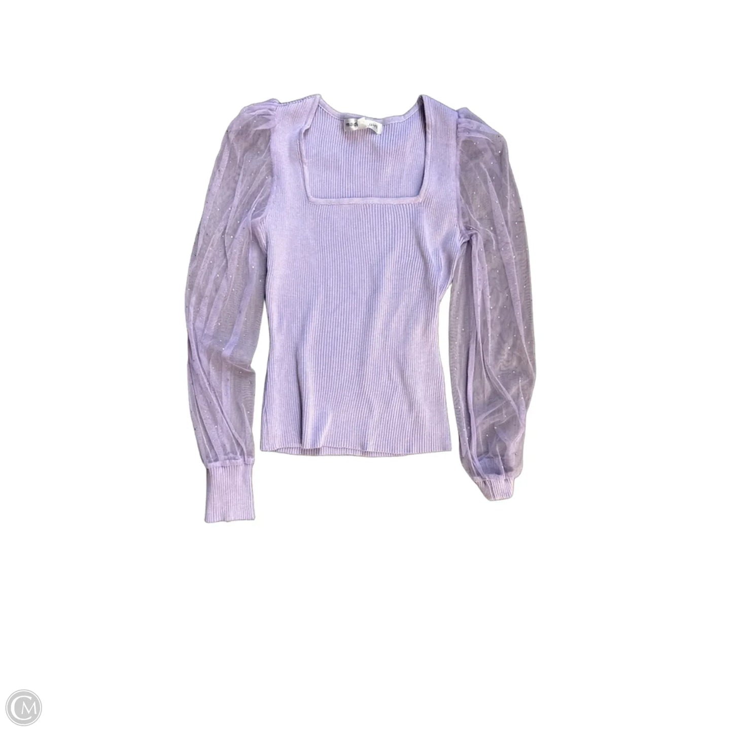 Top Long Sleeve By Madden Girl In Purple, Size: S