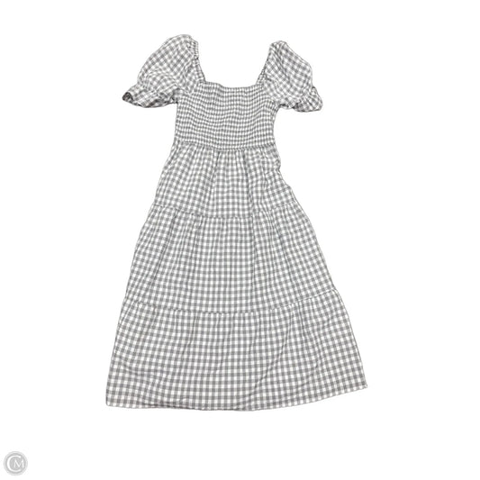 Dress Party Short By Zesica In Grey & White, Size: L