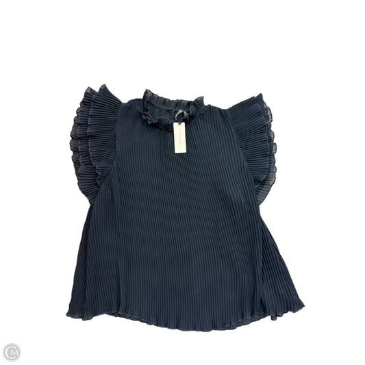 Top Short Sleeve By Anthropologie In Black, Size: S