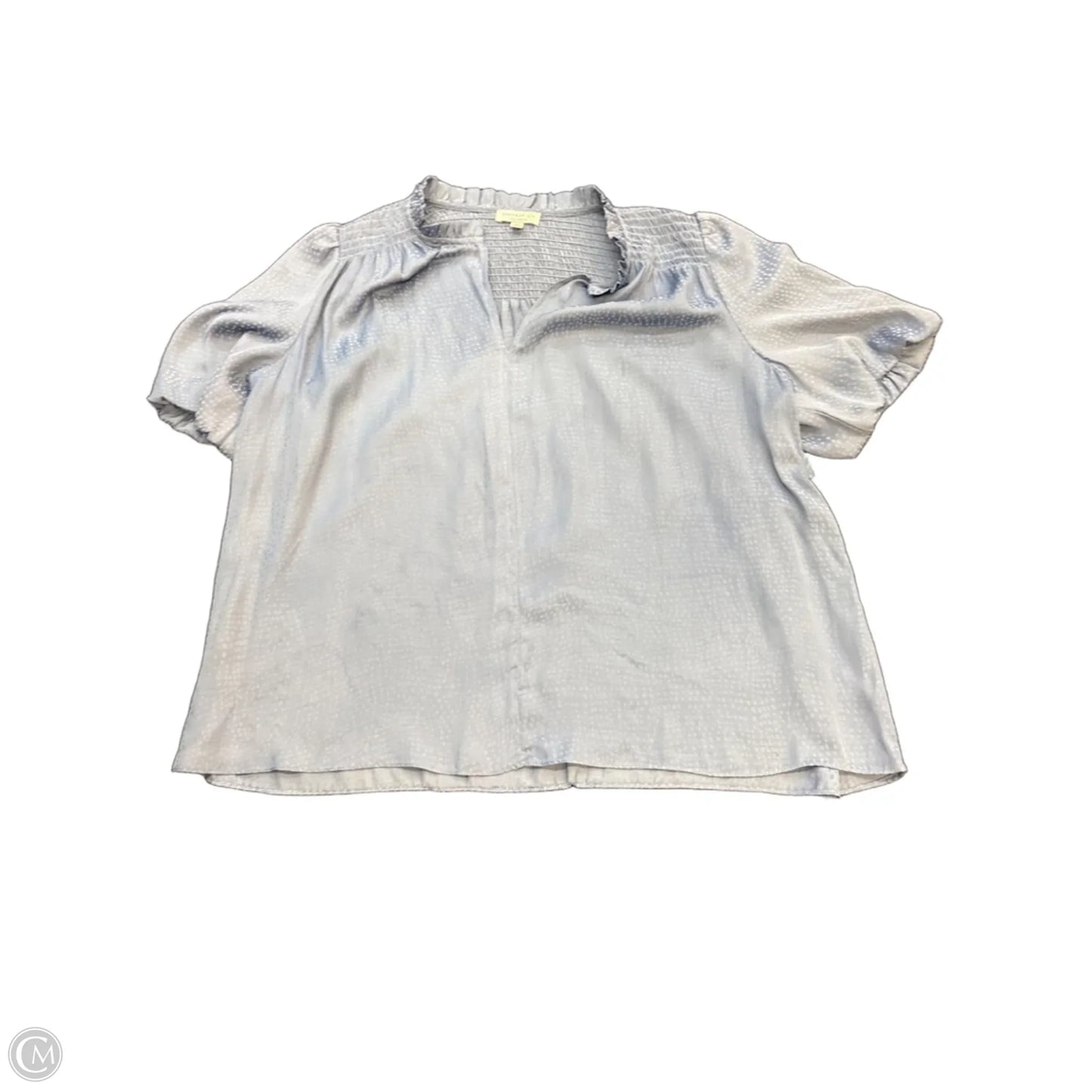 Top Short Sleeve By Current Air In Blue, Size: M