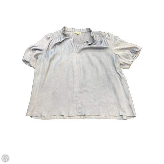 Top Short Sleeve By Current Air In Blue, Size: M