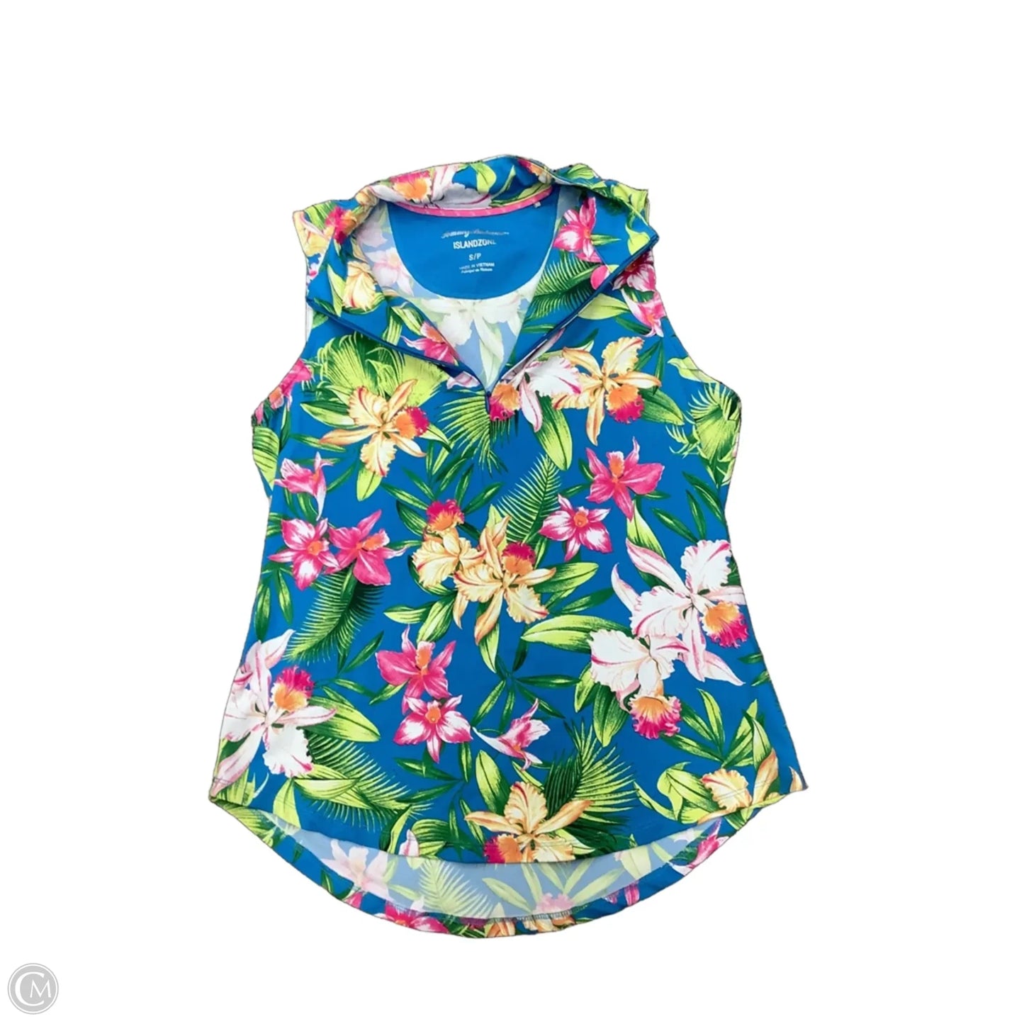 Athletic Top Short Sleeve By Tommy Bahama In Floral Print, Size: Sp