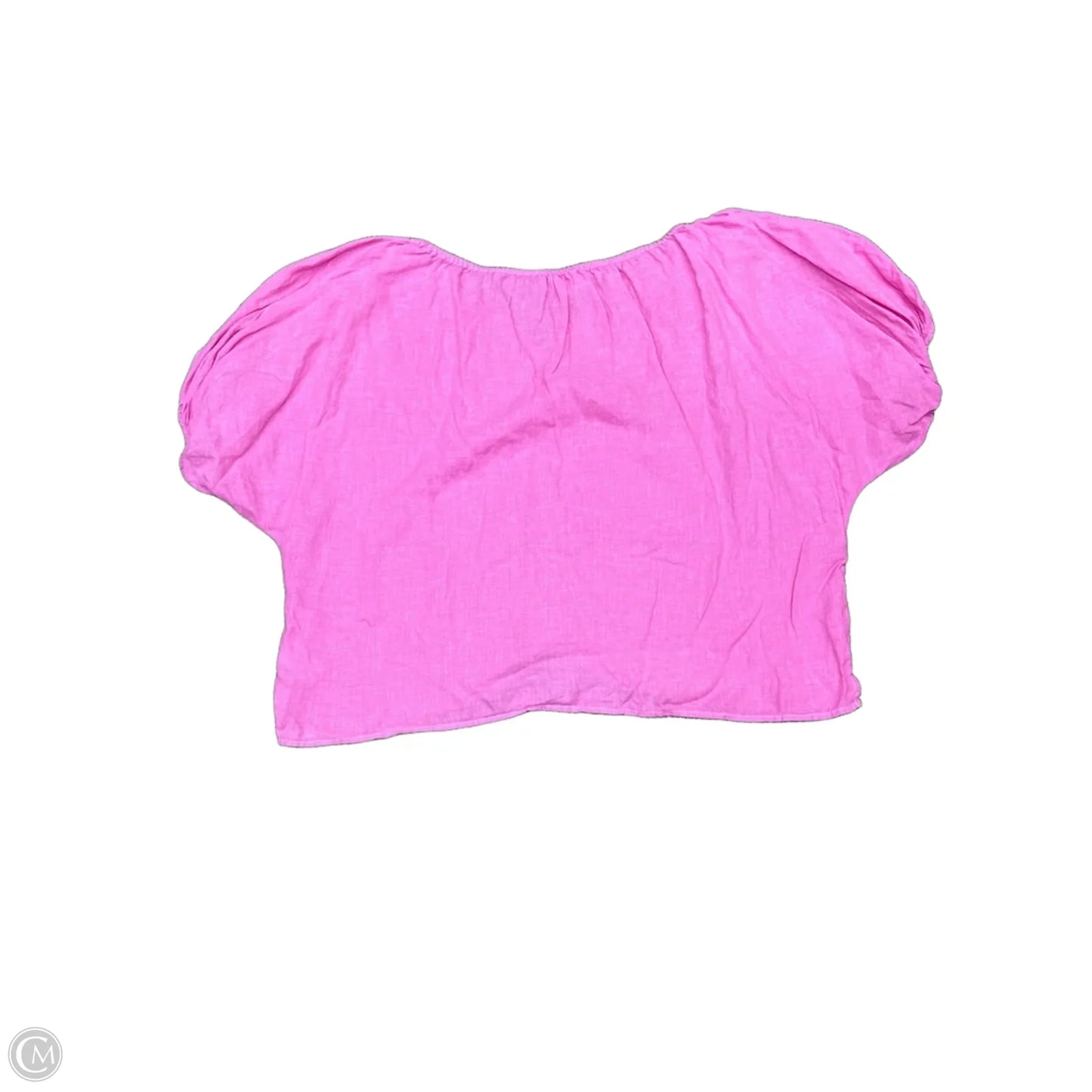 Top 3/4 Sleeve By Velvet In Pink, Size: M