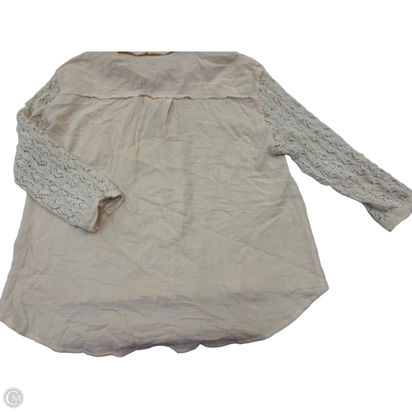 Top Long Sleeve By Umgee In Beige, Size: L