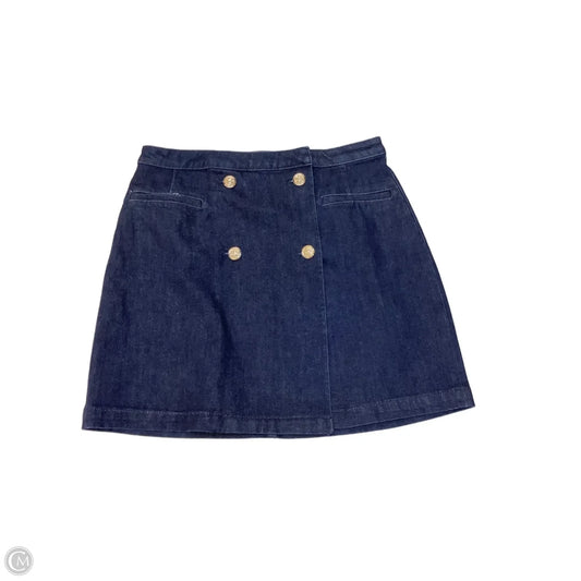 Skirt Mini & Short By Ann Taylor In Blue, Size: 12