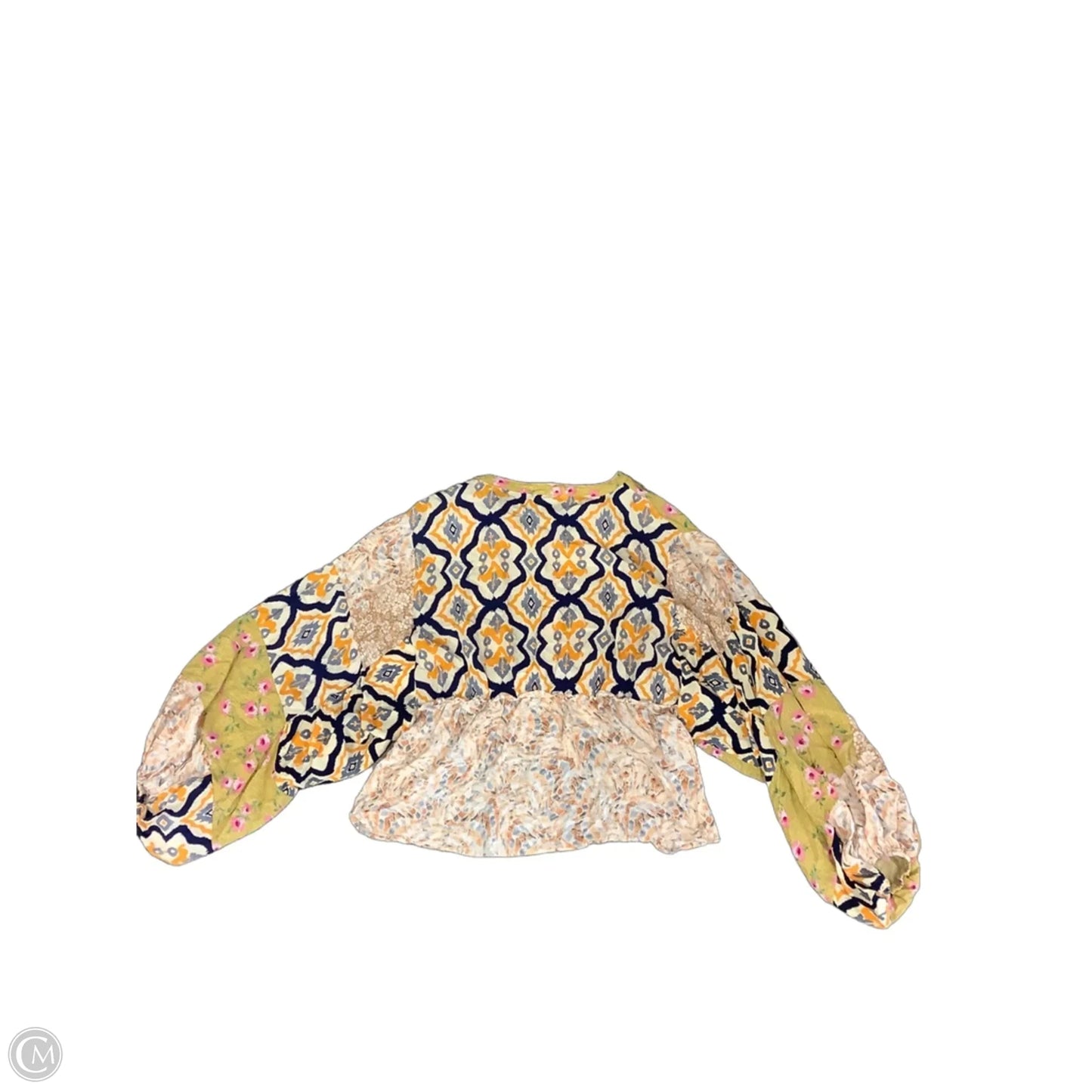 Top Long Sleeve By Oli & Hali In Floral Print, Size: Xl