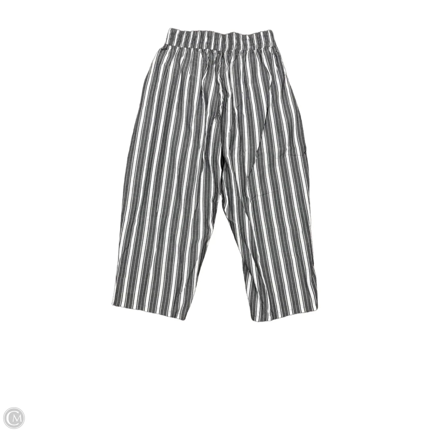 Pants Linen By Oddi In Striped Pattern, Size: L