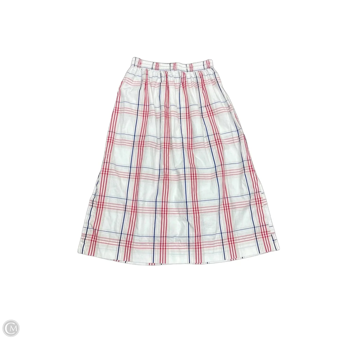 Skirt Midi By Free Assembly In Plaid Pattern, Size: S