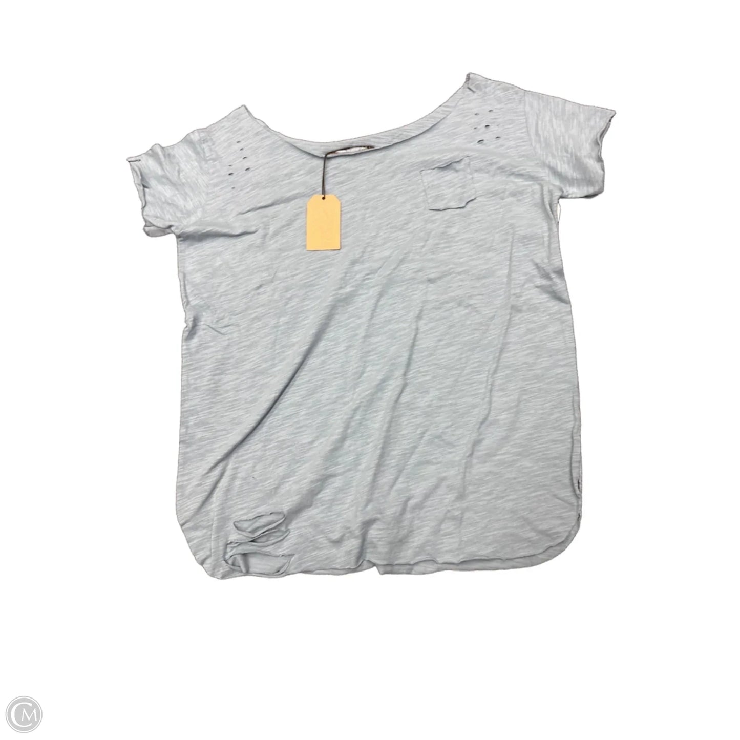Top Short Sleeve Basic By Cma In Blue, Size: L