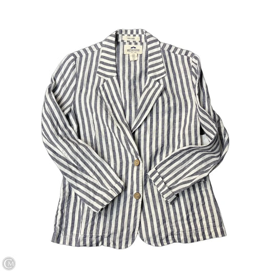 Blazer By British Khaki In Striped Pattern, Size: M
