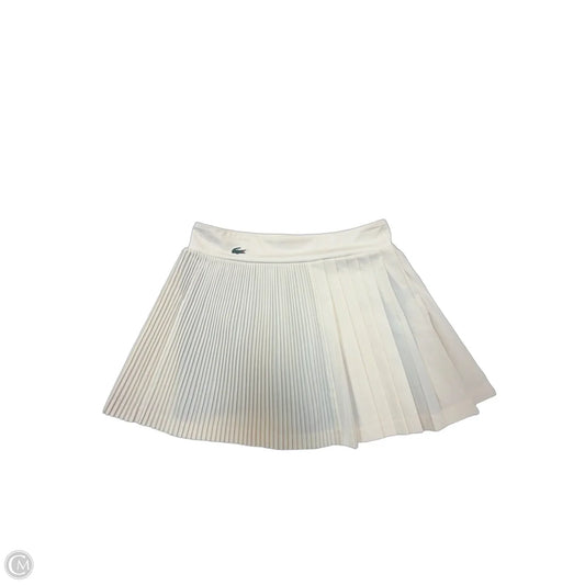 Athletic Skirt By Lacoste In Cream, Size: M