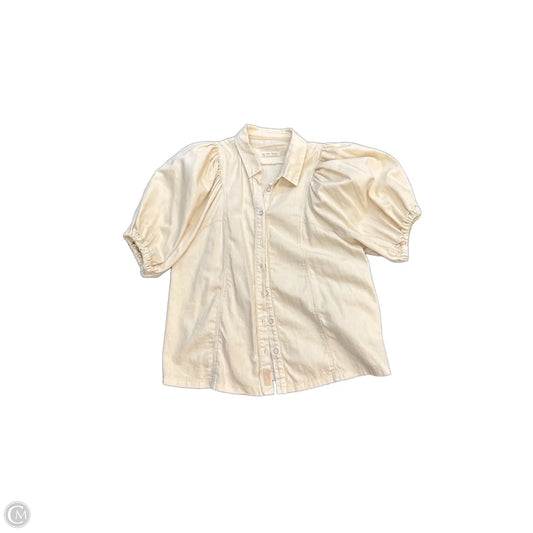 Top 3/4 Sleeve By We The Free In Cream, Size: L