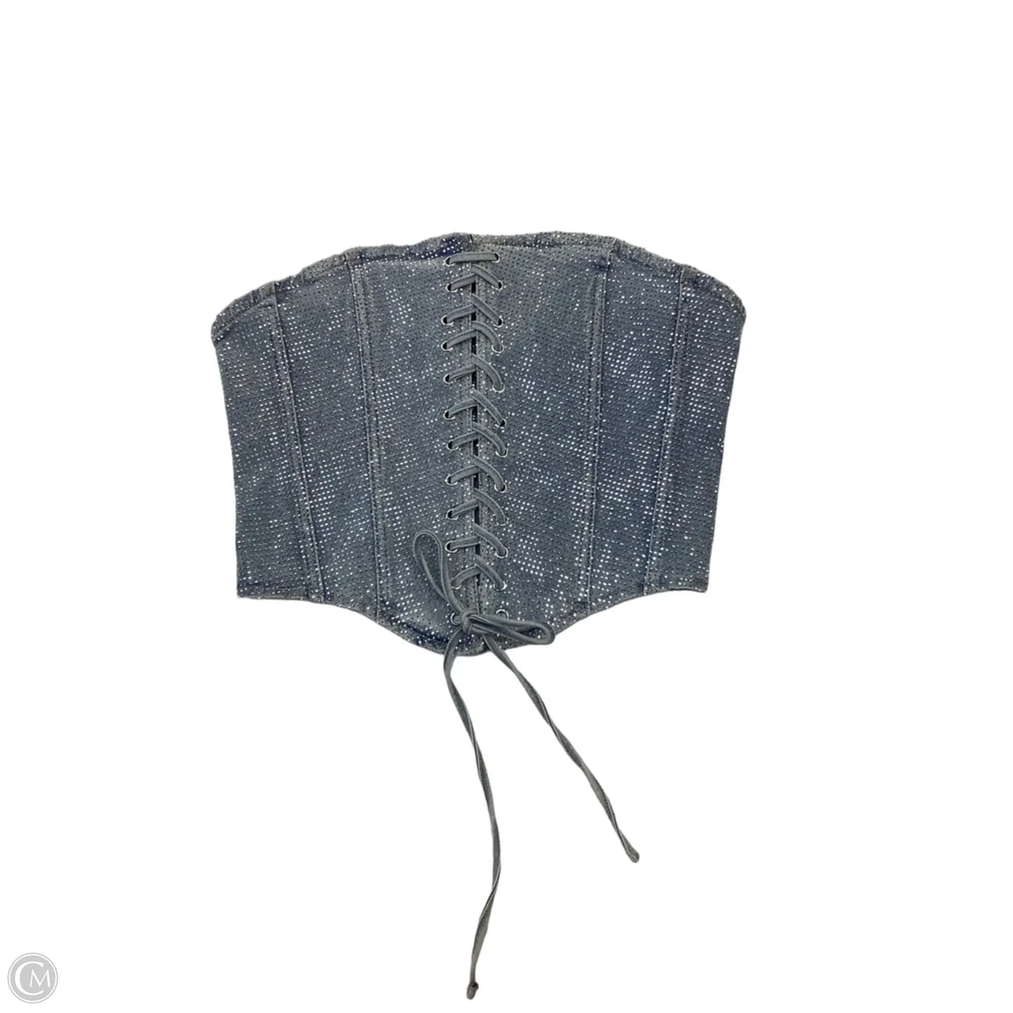 Top Sleeveless By Windsor In Blue Denim, Size: M