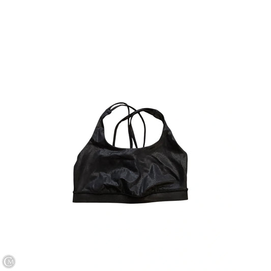 Athletic Bra By Lululemon In Black, Size: 8