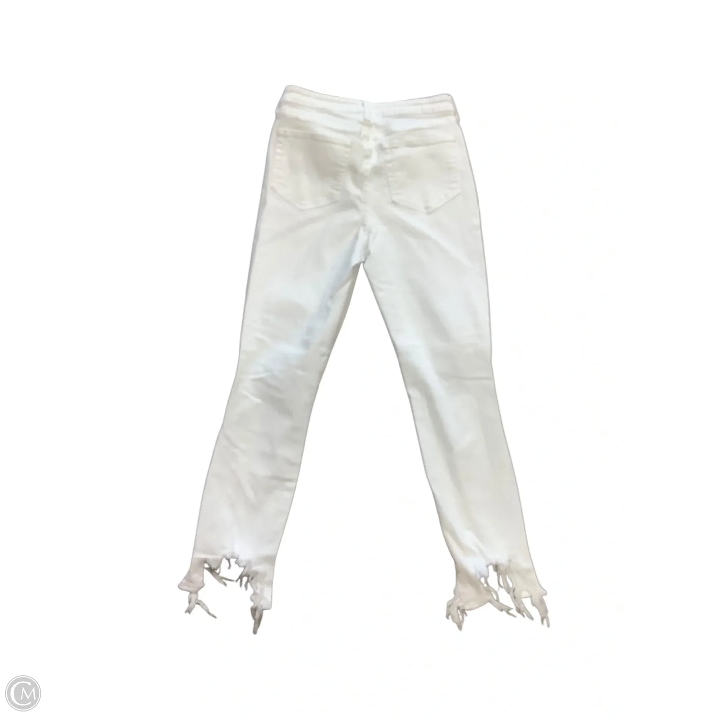 Jeans Straight By L Agence In White, Size: 6 (28)