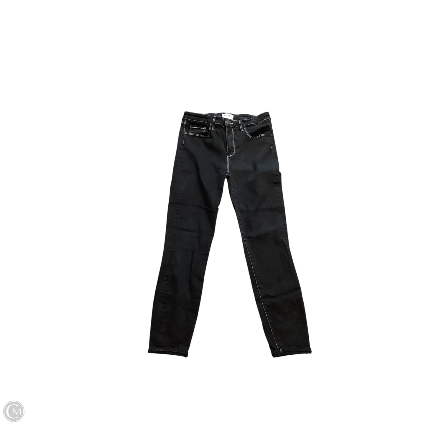 Jeans Skinny By L Agence In Black Denim, Size: 6 (29)
