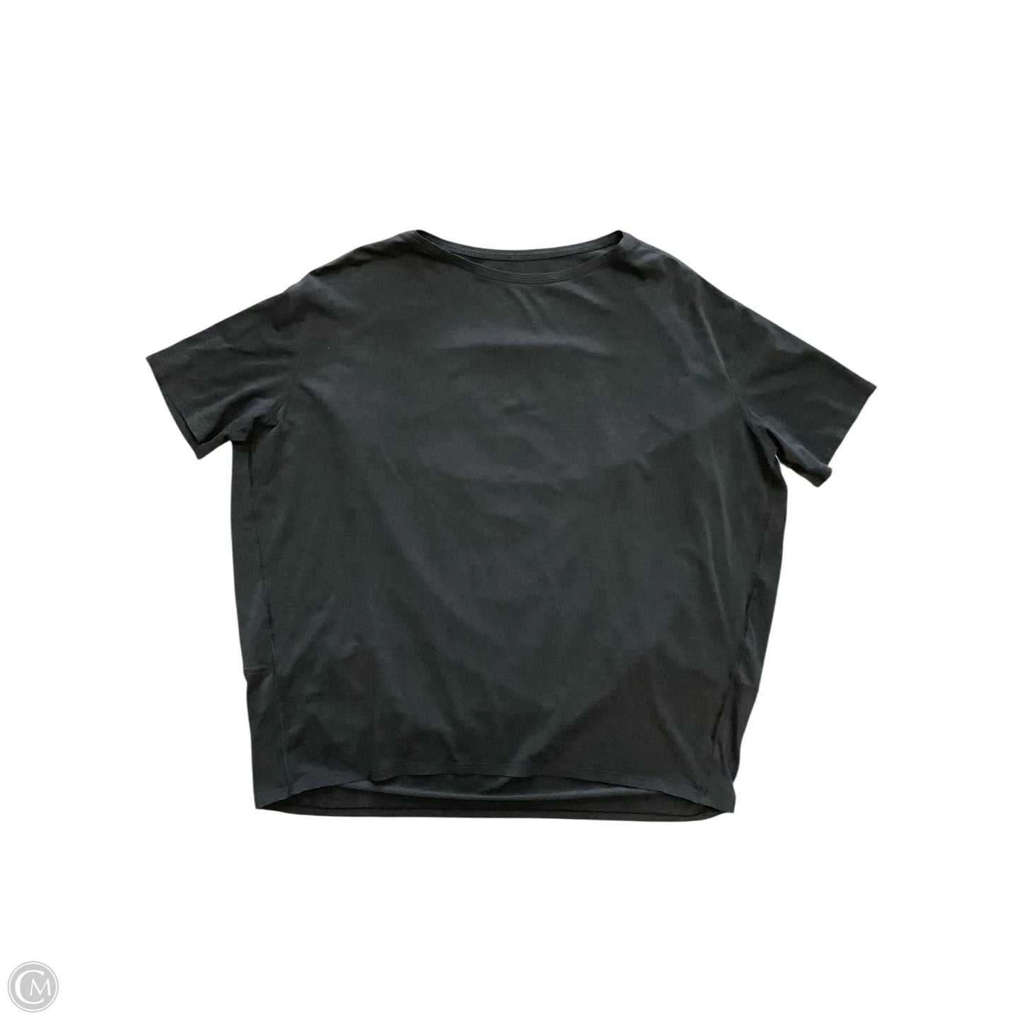Athletic Top Short Sleeve By Lululemon In Black Size 8