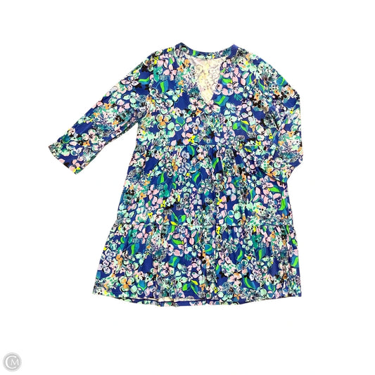 Dress Designer By Lilly Pulitzer In Blue, Size: Xxl