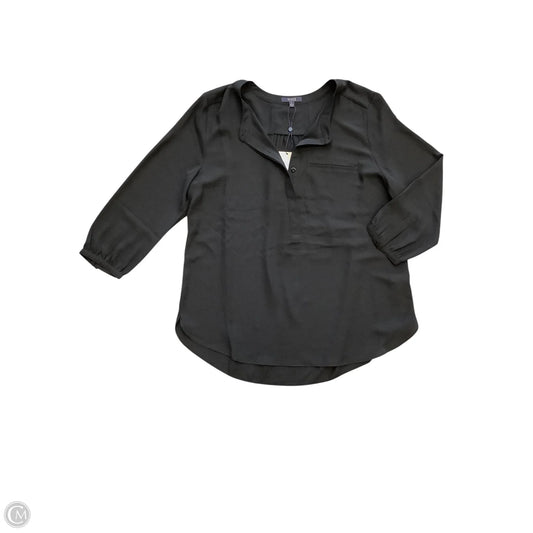 Blouse Long Sleeve By Not Your Daughters Jeans In Black, Size: L