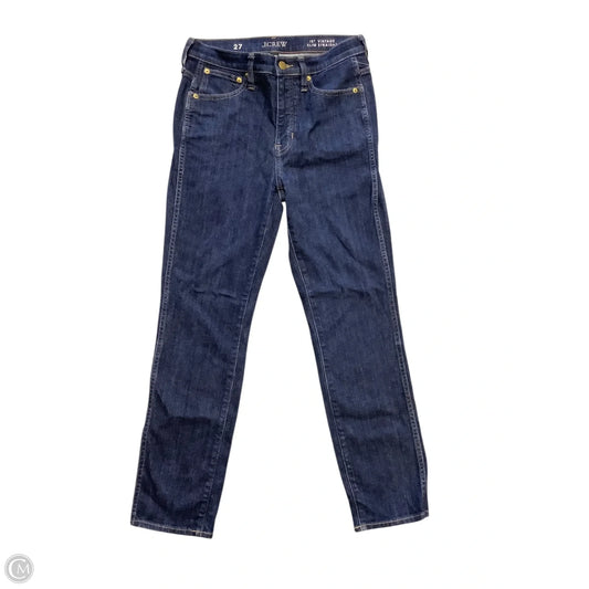 Jeans Straight By J. Crew In Blue Denim, Size: 4(27)